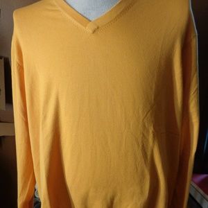 MENS TOMMY BAHAMA V-Neck SWEATER yellow
